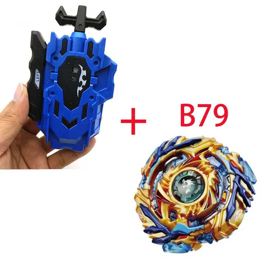 B79 Волчок Beyblade BURST B-130 B-117 с пусковым устройством Bayblade Bay blade металл пластик Fusion 4D Подарочные игрушки для детей - Цвет: B79