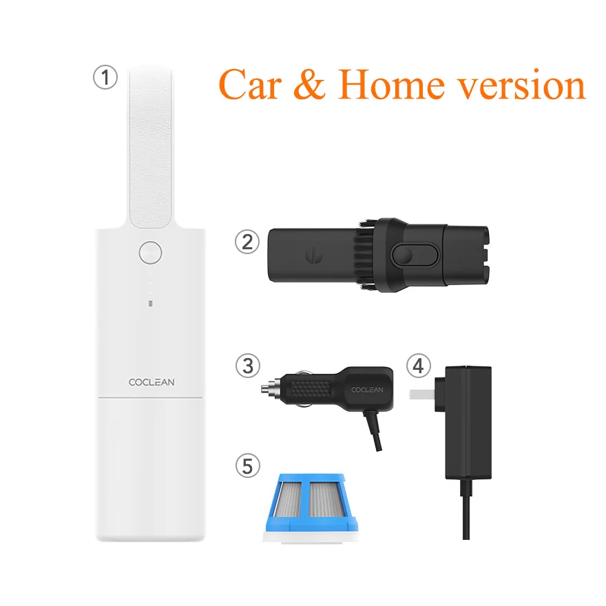 Yellow XIAOMI MIJIA Cleanfly FVQ портативный автомобильный ручной пылесос домашний беспроводной мини пылеуловитель сильный Циклон всасывания - Color: Yellow