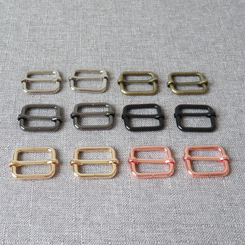 

10 pcs webbing 25mm metal adjuster slider rucksack bag handbag dog collar leather sewing accessory straps belt buckle hardware