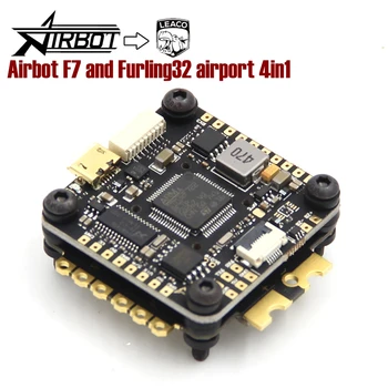 

AIRBOT F7 Flight controller +Furling32 airport 4in1 4x50A F3 32bit ESC for quadcopter drone frame leaco