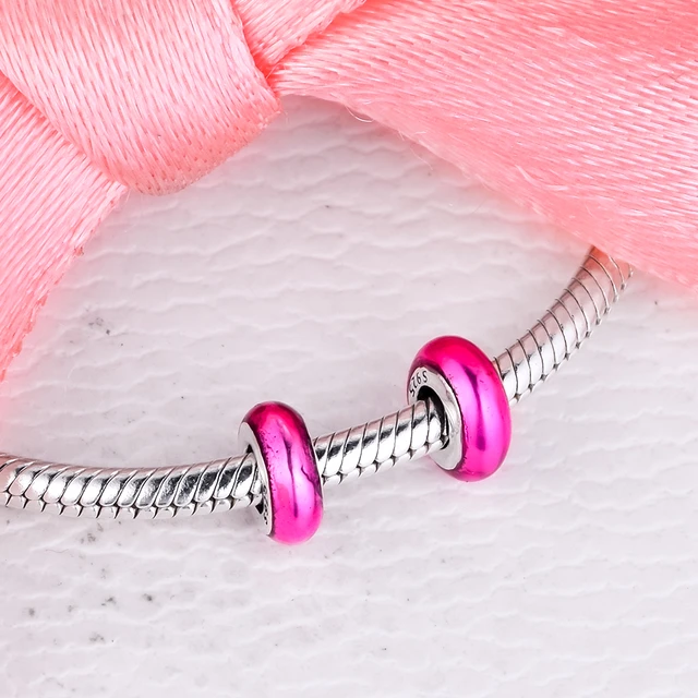 Women's Pandora My Pink Spacer Charm Jewelry-Pandora Charm kids bracelet