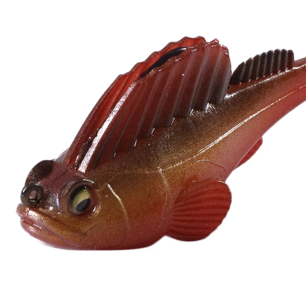 14g 7cm Soft Lead Fishing Lures Sinking Swimbaits Lifelike 3D Eyes T Tail Casting Lures Fishing Tackles