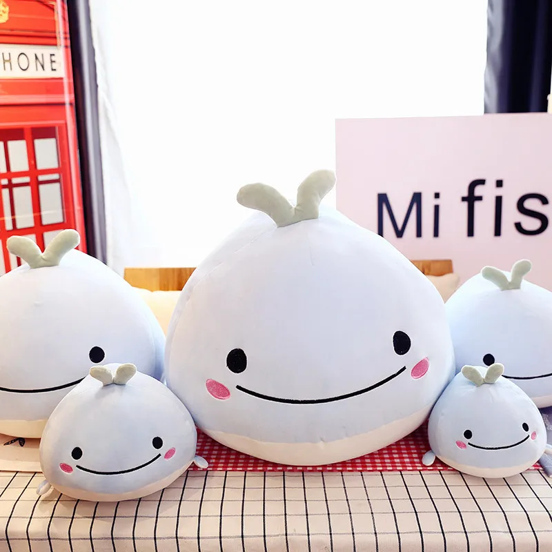 

Software Marine Organism Cute Whale Doll Plush Toys Blue Whale Pajama Pillow Girl'S Children Gift