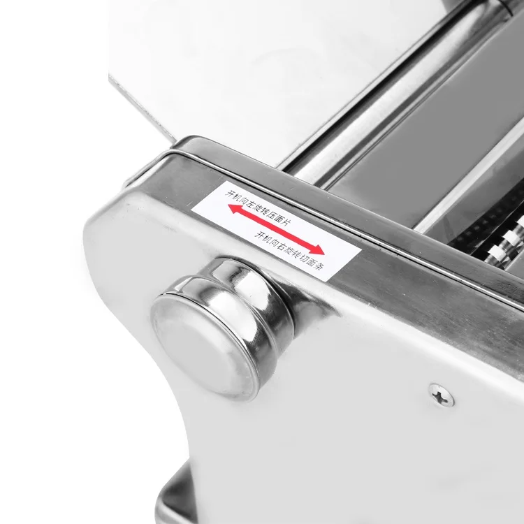 Noodle Maker 110V 220V Multifunctional Electric Noodle Maker Machine Stainless Steel 6 Gear Control Electric Spaghetti Machine Dumpling Dough