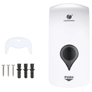 

CHUANGDIAN Wall Mounted Soap Dispenser Spray Type Rinse-Free Disinfectant Holder Alcohol Dispensers for Thin Liquid