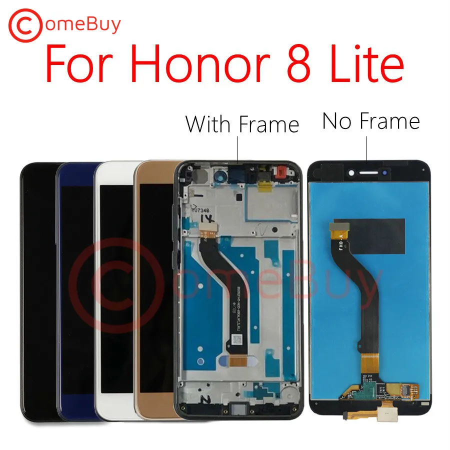 Comebuy ЖК дисплей для Huawei Honor 8 Lite Honor8 PRA LX1 сенсорный экран с рамкой Замена|Экраны