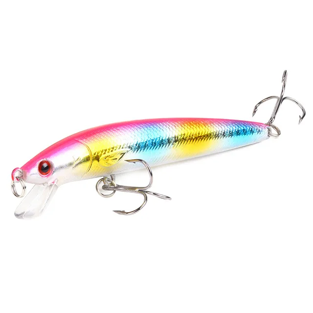 1 PCS 9g/10cm Fishing Lures Minnow Wobbler Floating Bass Trolling Artificial Hard Bait Crankbait Carp Pesca Fishing Tackle 5