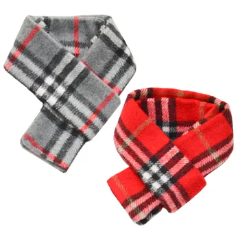 

British Style Dog Scarf Bib Pet Scarf Autumn and Winter Puppy Warm Scarf Fur Collar Scarf