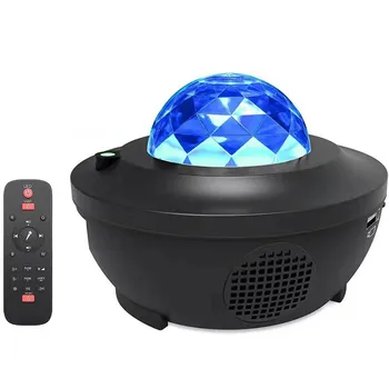 

LED Lightful Night Sky Projector Lamp Ocean Wave Star Light Room Romantic Decor