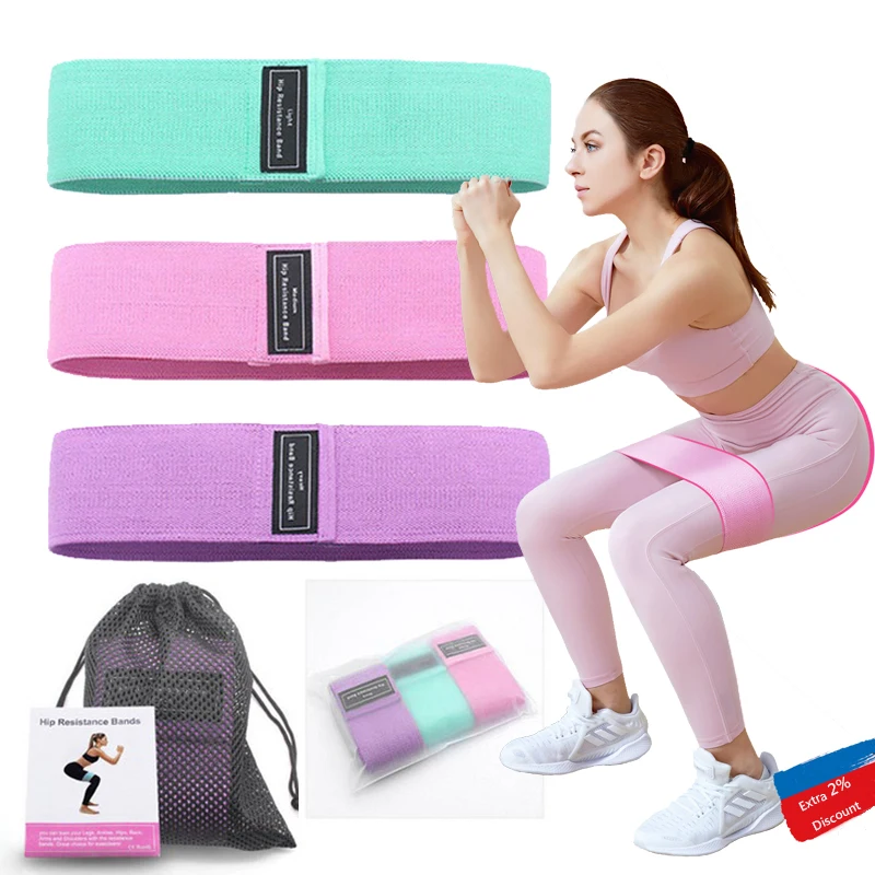 Resistance Bands Resistance Band Resistance Strap 1/2/3PCS/Lot Fitness Rubber Band Elastic Yoga Resistance Bands Set Hip Circle Expander Gym Fitness Equipment Women Home Exercise
