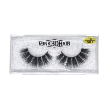 

3D Mink Eye Lashes Eyelashes Faux Makeup False Eyelash Extension Natural Multi-Layer Thick Cross High Quality S01-S33