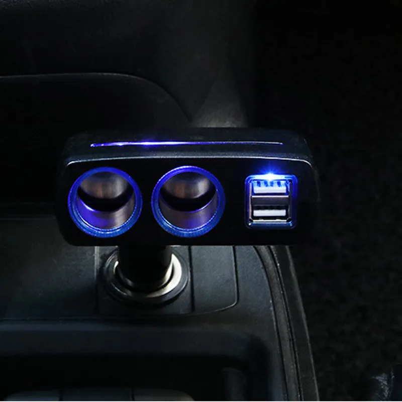 3.1A автомобильный двойной USB порт зарядное устройство прикуриватель гнездо адаптера Питание адаптер для Iphone путешествия Напряжение метр разъем авто мотор