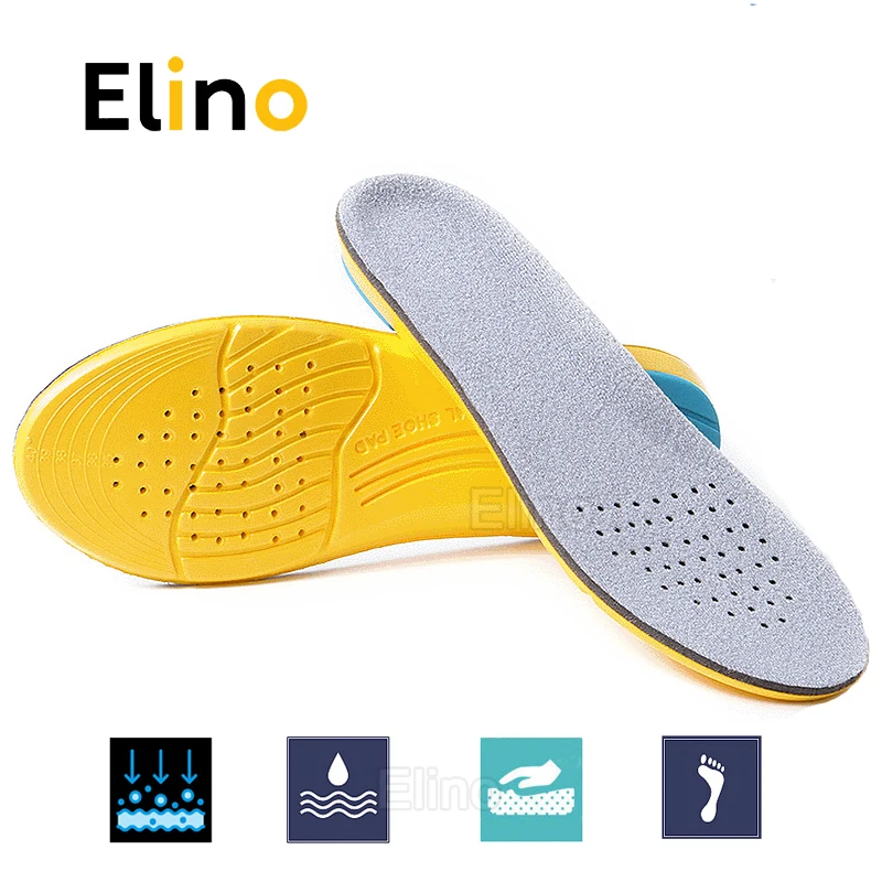 

Women Men Memory Foam Sport Insoles for Running Shoes Heel Shock Absorption Sweat Deodorant Breathable Insole Foot Care Cushion