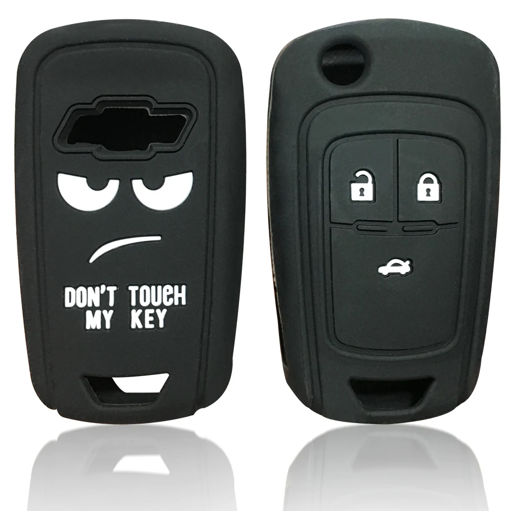 Силиконовый чехол для ключей с надписью Don't Touch My Key Chevrolet Cruze Trax Monza Aveo Opel Astra Antara
