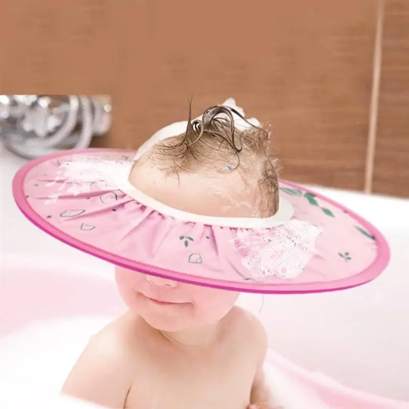 Baby Shampoo Shower Cap Visor Shield Safe Adjustable Bathing Ear Protect EVA Soft Hat for Child Kid Baby Shampoo Shower Cap Visor Shield Safe Adjustable Bathing Ear Protect EVA Soft Hat for Child Kid