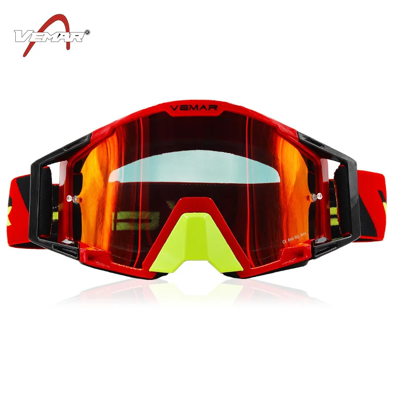 

Scrambling Motorcycle Helmet Race Car Tearable Film Goggles Outdoor Riding Bicycle Glass Sand-proof Anti-fog Glasses Downhill Mi