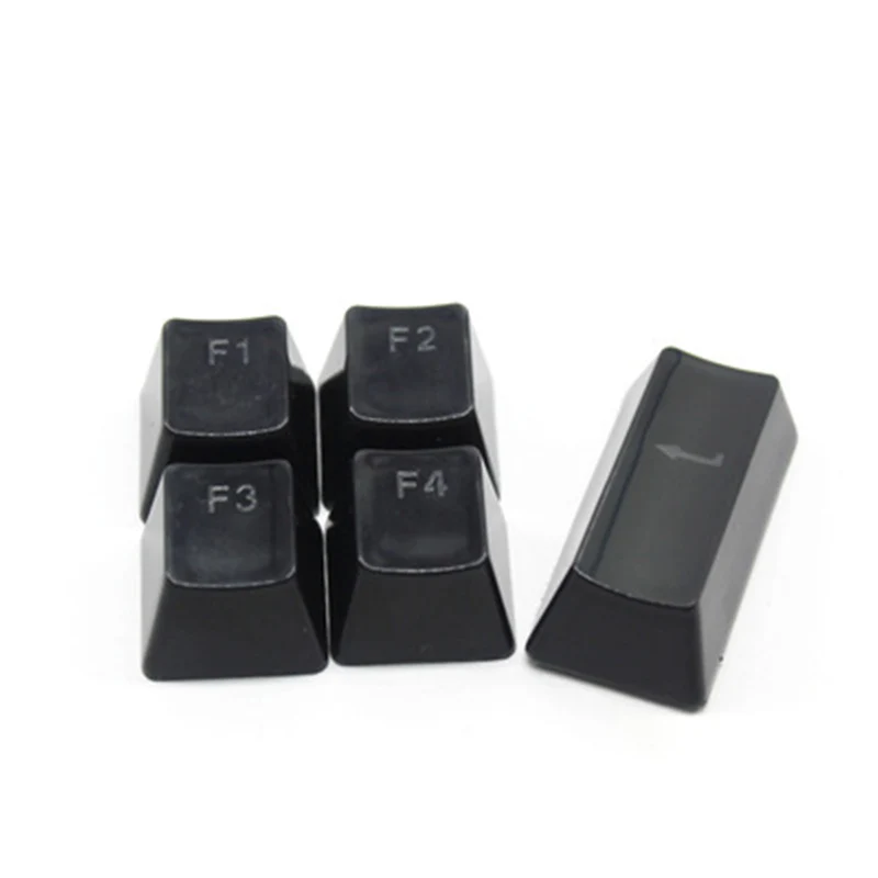 Хрустальный край дизайн ключ крышка s для Cherry MX механическая клавиатура с подсветкой 104 клавиша - Цвет: black