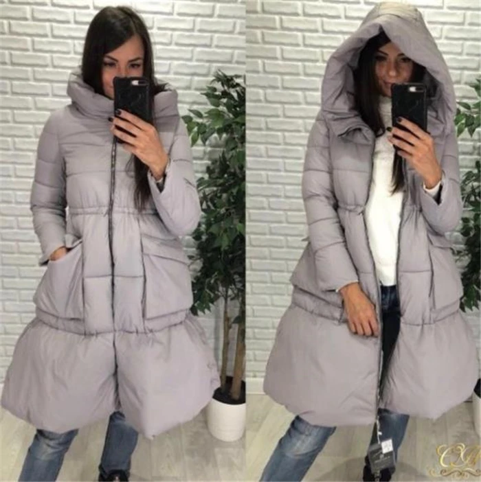 Зимние новые продукты длинное женское пальто AliExpress EBay