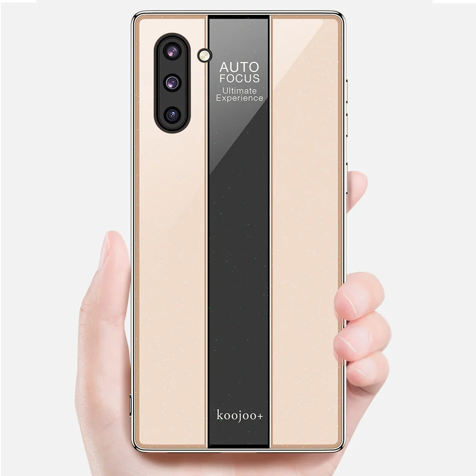 

Note 10+ Luxury Plating Bumper Soft Case For Samsung Galaxy Note 10 Shockproof Case Cover For Note 10 Plus Glass Silicone Case
