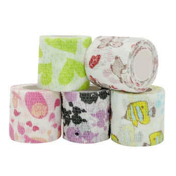 

Colorful Sport Self Adhesive Elastic Bandage Knee Support Pads 4.5m Wrist Ankle Protector Palm Shoulder Wrap Tape Bandage