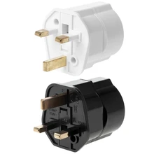 Многофункциональный Великобритании Мужские ЕС гнездовой разъем Мощность дорожный адаптер Зарядное устройство адаптер LX9A