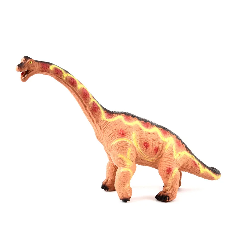 

Jurassic Big Mac Dinosaur Model ruan jiao dai Trumpet Sound Making T-Rex Brachiosaurus Cattle Dragon Children Model Toy