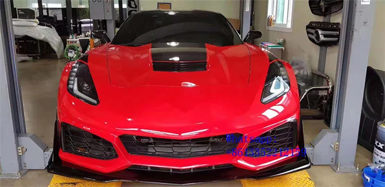 Год C7 передний бампер подходит для C7 ZL1style бодикит передний бампер