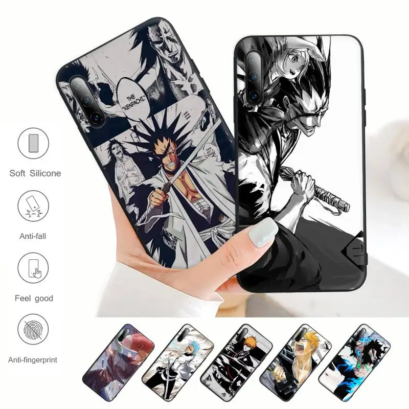 Купить Ichigo Kenpachi Bleach Manga Anime Phone Case For Redmi Note 6 8 9 10 Pro 9s 8t 7 5A 5 4 4x Silicone Cover  Мобильные телефоны и | Phone Case  Covers (1005002997164471)