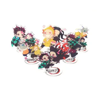 

Keychain Man Key Chain Demon Slayer Women Keyring High Quality Couples Key Ring Trend Tanjirou Nezuko Acrylic Jewelry Porte Clef