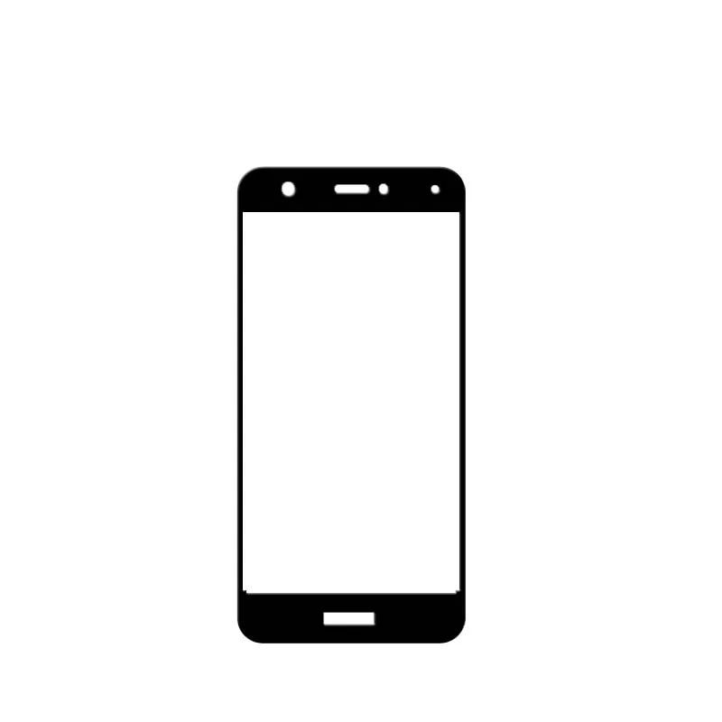Черный 2 шт для huawei Nova стекло полное покрытие закаленное стекло для huawei Nova защита экрана 9H твердое защитное стекло - Цвет: Черный