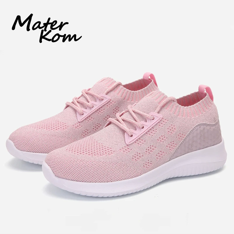 

Size 36-42 Women Anti-slippery Casual Sneakers Women Slip-ons Breathable Sock Shoes Ladies Breathable Soft Running Sports Shoes