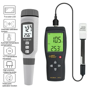 

Professional digital PH meter Pen Type Portable Water Quality Tester Acidometer for Aquarium Acidimeter water PH acidity meter