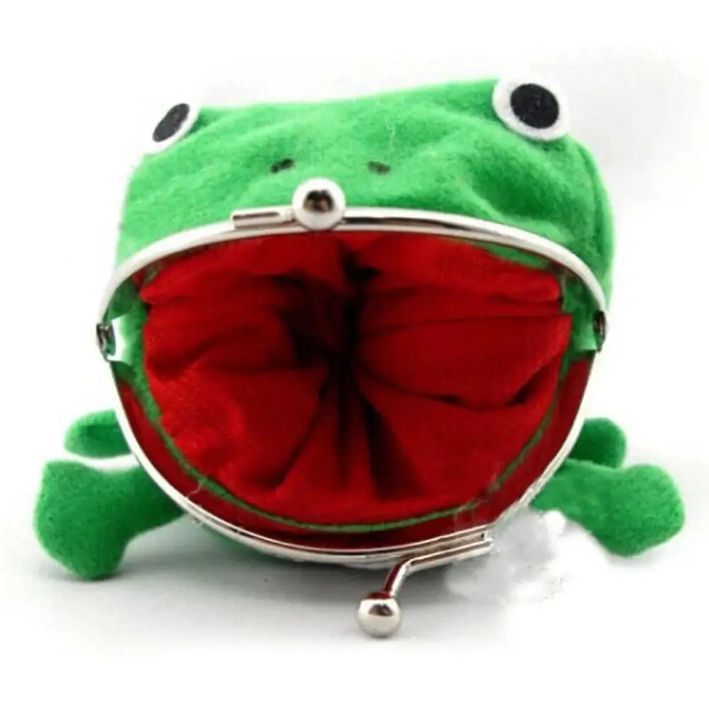 GloryStar Cartoon Frog Coin Wallets Frog Coin Purse Headset Bag Cute Animal Pouch Key Credit Card 1