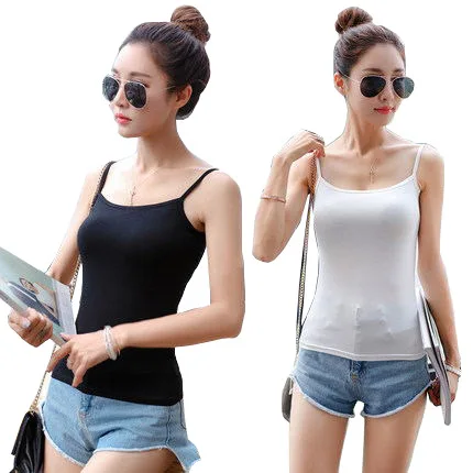 

Summer New Style European And American-Style Women's Small Dungaree Shirt Base Underwear Top