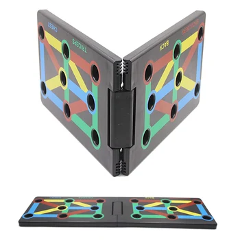 

Push-up Board Support Exercise Multi-function Folding Rack Workout Body Building Fitness Equipment for Home Gym Travel