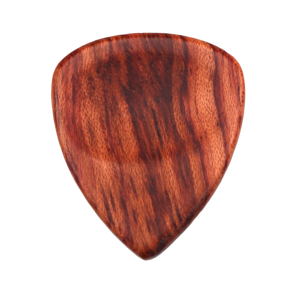 Rosewood Wooden Guitar Picks Kit For Bass, Electric & Acoustic Guitars
