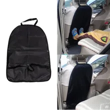 Автомобильный защитный чехол на заднюю часть сиденья 1 шт. Черный Автомобильный детский анти-удар коврик легко держать в чистоте и для детей