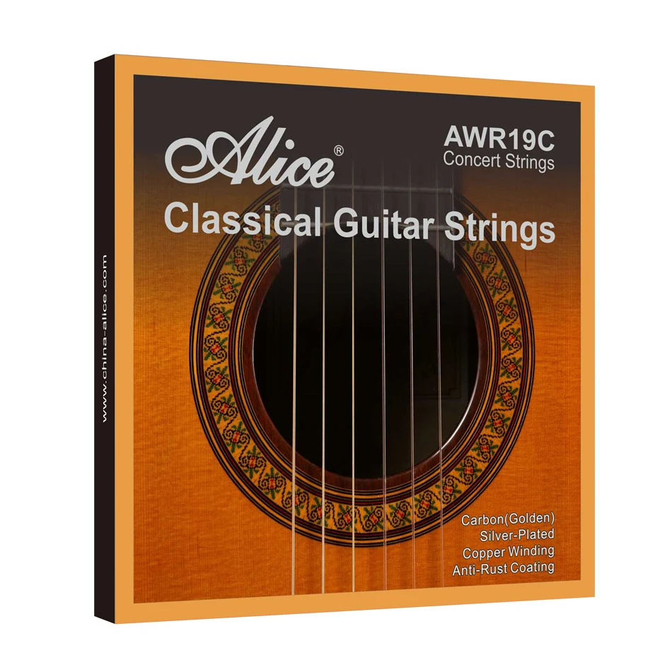 Alice Classical Guitar Strings AC158 String Set Hard Tension Crystal