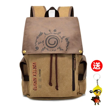 

Anime NARUTO0 ONE PIECE Cosplay Hight School Bags Student Fashion Canvas Backpack Cartoon Shoulder bag Casual Handbag