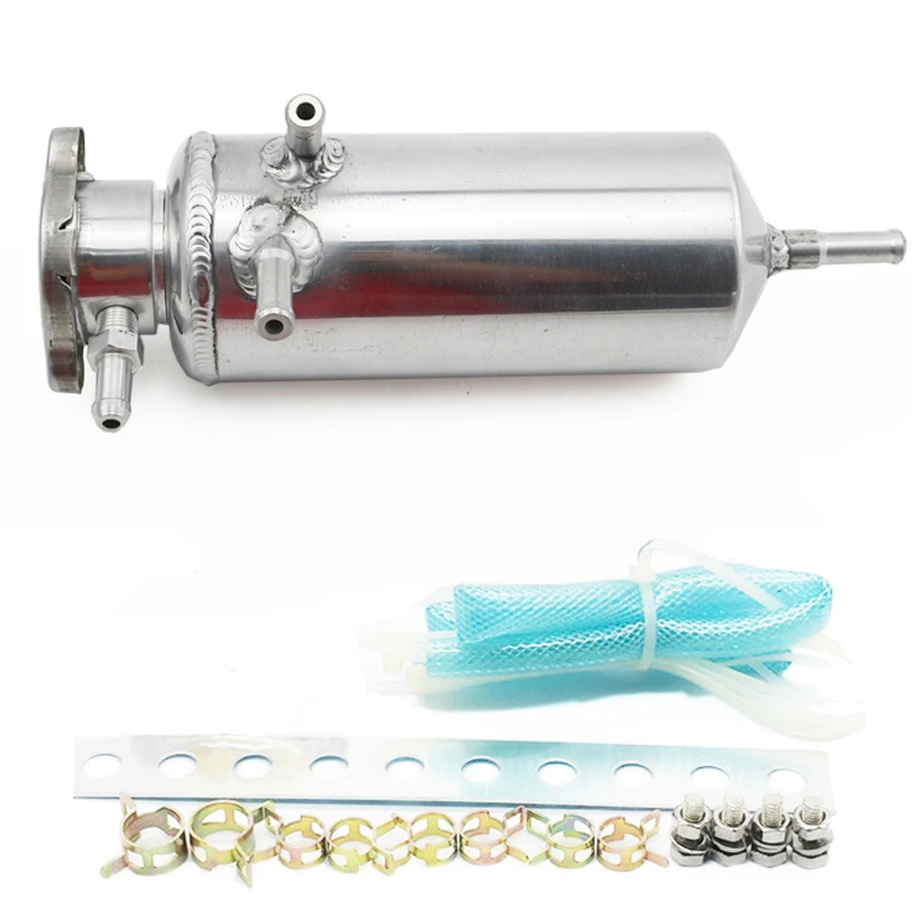Racing-Universal-Radiator-Alloy-Coolant-Swirl-Pot-Breather-Air-Separator-Tank-Engine-Coolant-Catch-Can