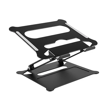 

Laptop Stand Lifting Riser Holder Aluminum Height/Angle Adjustable Stand Notebook Cooling Bracket for MacBook Mini Air Pro