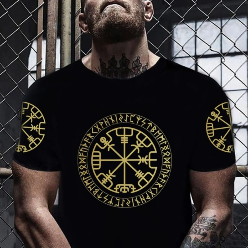 Vegvisir футболка с компасом Северной мифологии |