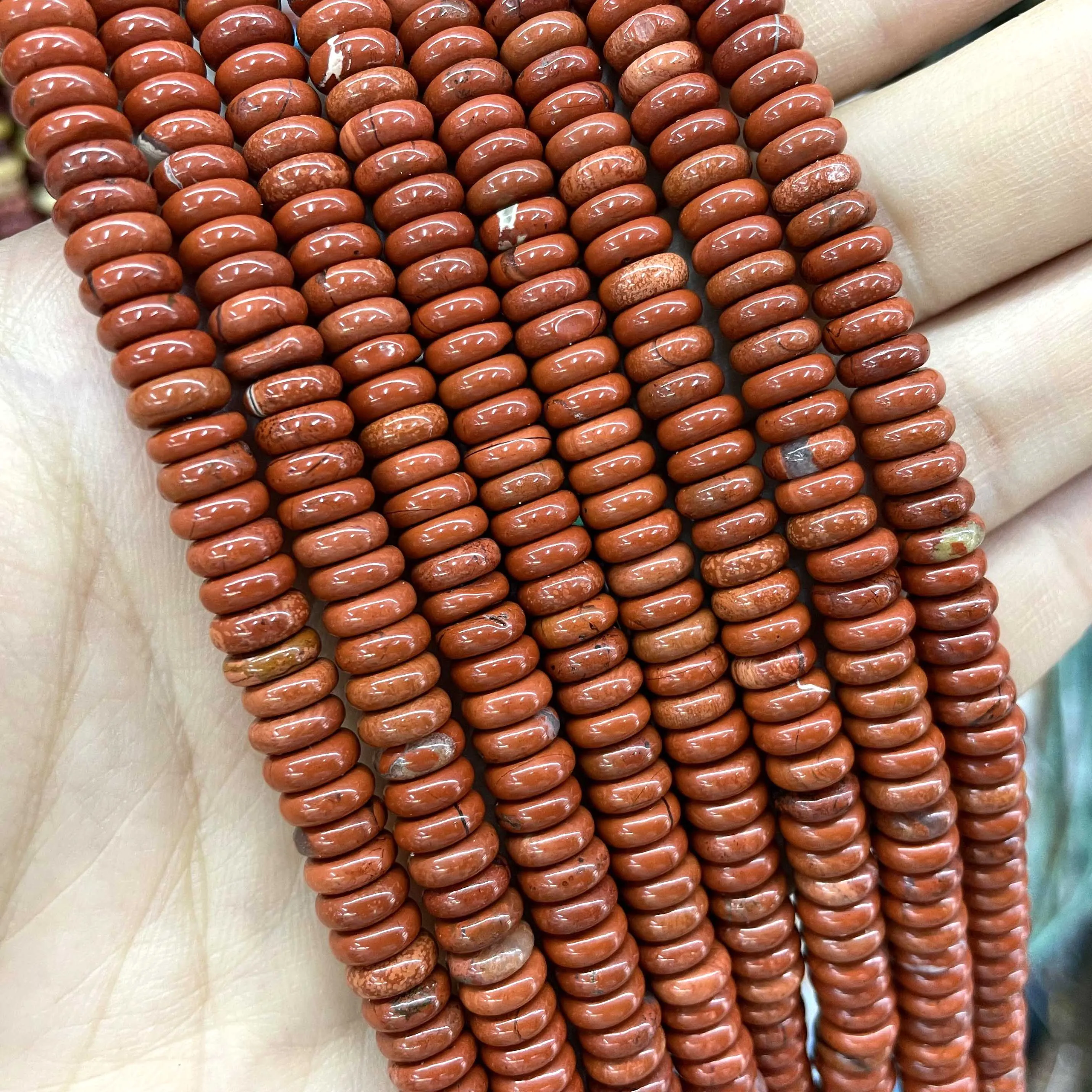 Loose Stone Beads Natural Agates Lapis Lazuli Tiger Eye Spacer Beads For Jewelry DIY