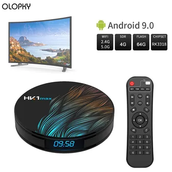 

2.4G/5G Wifi Android TV Box Android 9.0 RK3318 Smart TV Box 4GB RAM 64GB Youtube 4K H.265 BT4.0 Play store Netflix Media Player