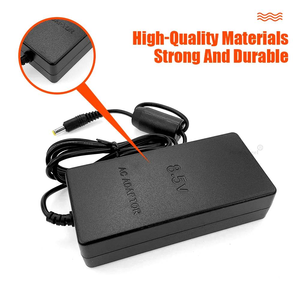 1PC New US Plug AC Power Adapter For Sony PS2 70000 AC 100~240V 50/60Hz 80cm Cable Black Color For Playstation 2