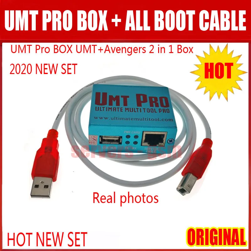 Новая Оригинальная версия UMT Pro2 BOX /Ultimate Multi Tool + AVB 2 в 1 коробке UMF ALL Boot One Cable|Детали