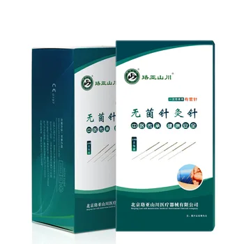 

2 boxes 100 pcs accupuncture therapy Disposable Sterile acupuncture needle with guide tube single packing