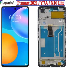 Yeni Huawei P akıllı için 2021 LCD ekran dokunmatik ekran Digitizer için Huawei onur 10X lite X10 lite DNN-LX9 için huawei Y7a LCD