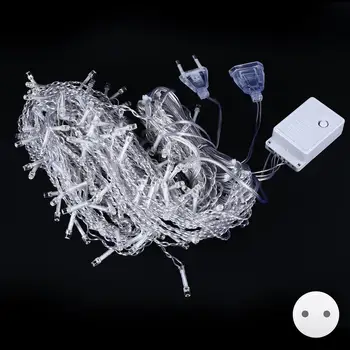 

Fairy String Light Copper Wire Solar Power LED Curtain Icicle String Light Outdoor Festival Christmas Super Bright Fairy Light