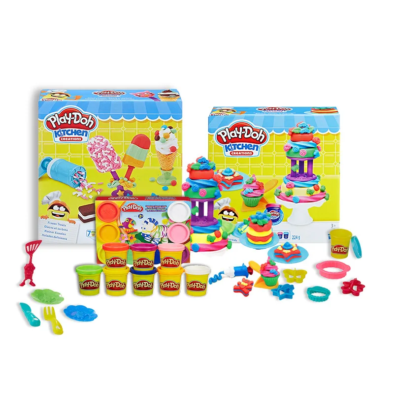 

Clay Ice Cream Dessert Colored Clay Set Educational Plasticene GIRL'S Handmade Summer Day